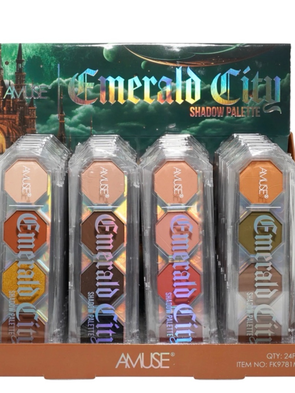 AMUSE Emerald City Eyeshadow Palette - Warm & Earthy Tones